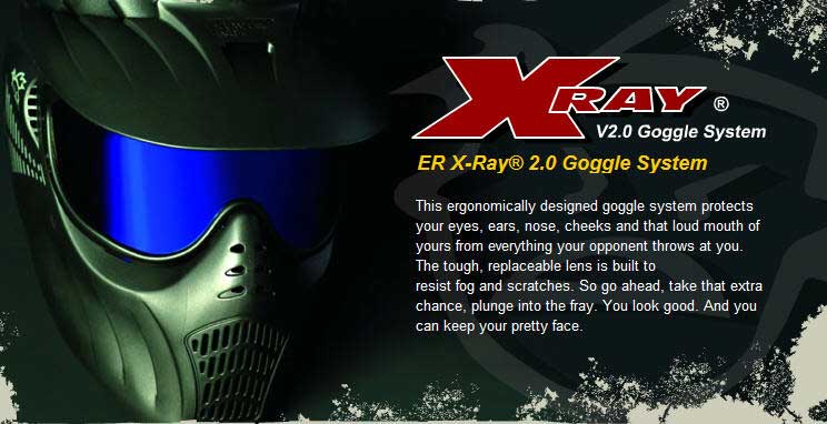 Extreme rage Xray 2.0 goggle