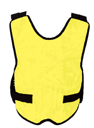 Paintball Australia body armour yellow