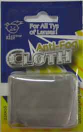 Anti fog cloth